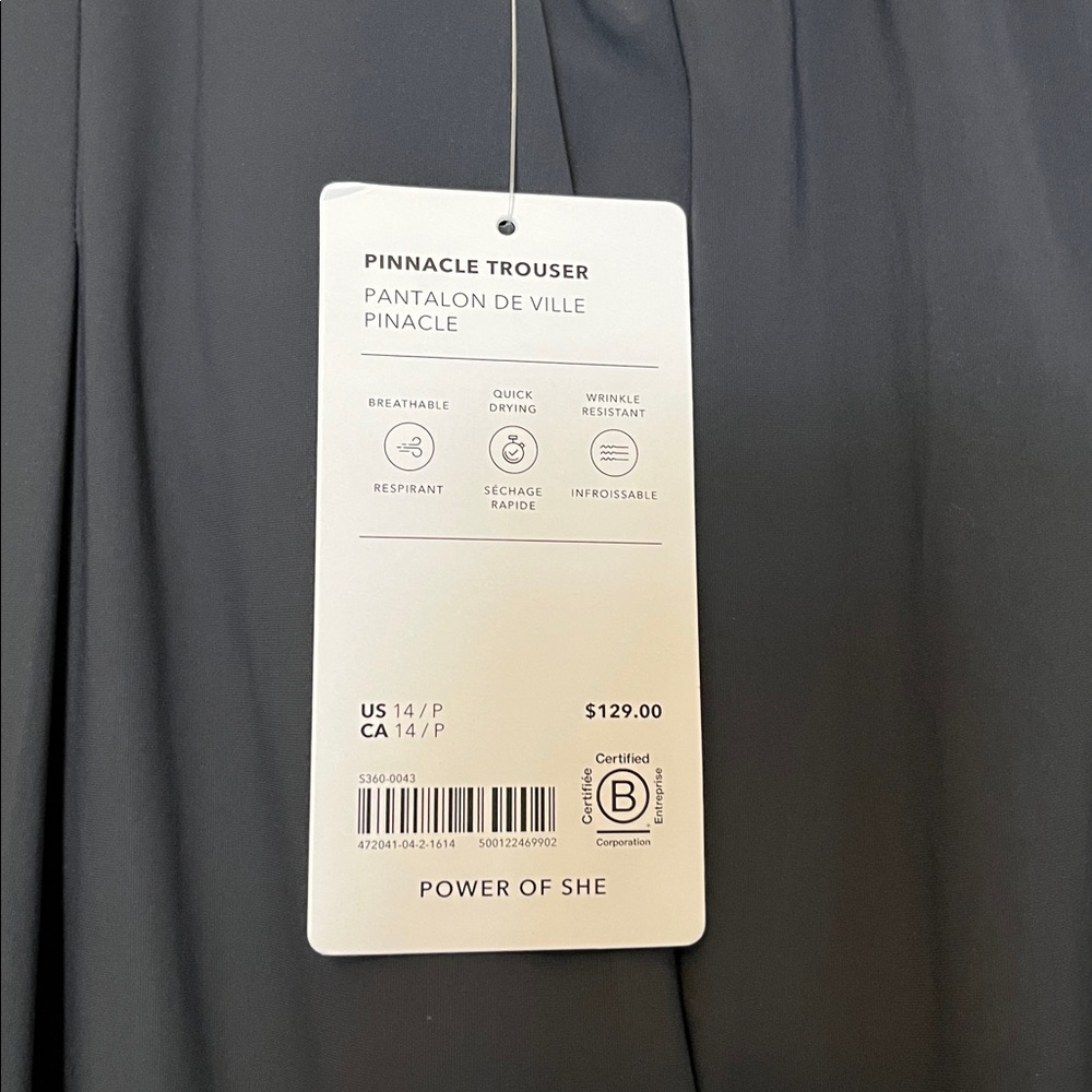 Athleta Pinnacle High Rise Trouser In Gray - Picture 7 of 11